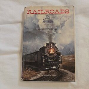 VTG RAILROADS The Great American Adventure BY CHARLTON OGBURN 1977 History USA
